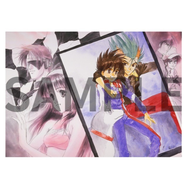 【閃電霹靂車 畫冊 設定資料集 附 特典 色紙】GLORIOUS WORKS We Are Winners 30週年 新-細節圖3