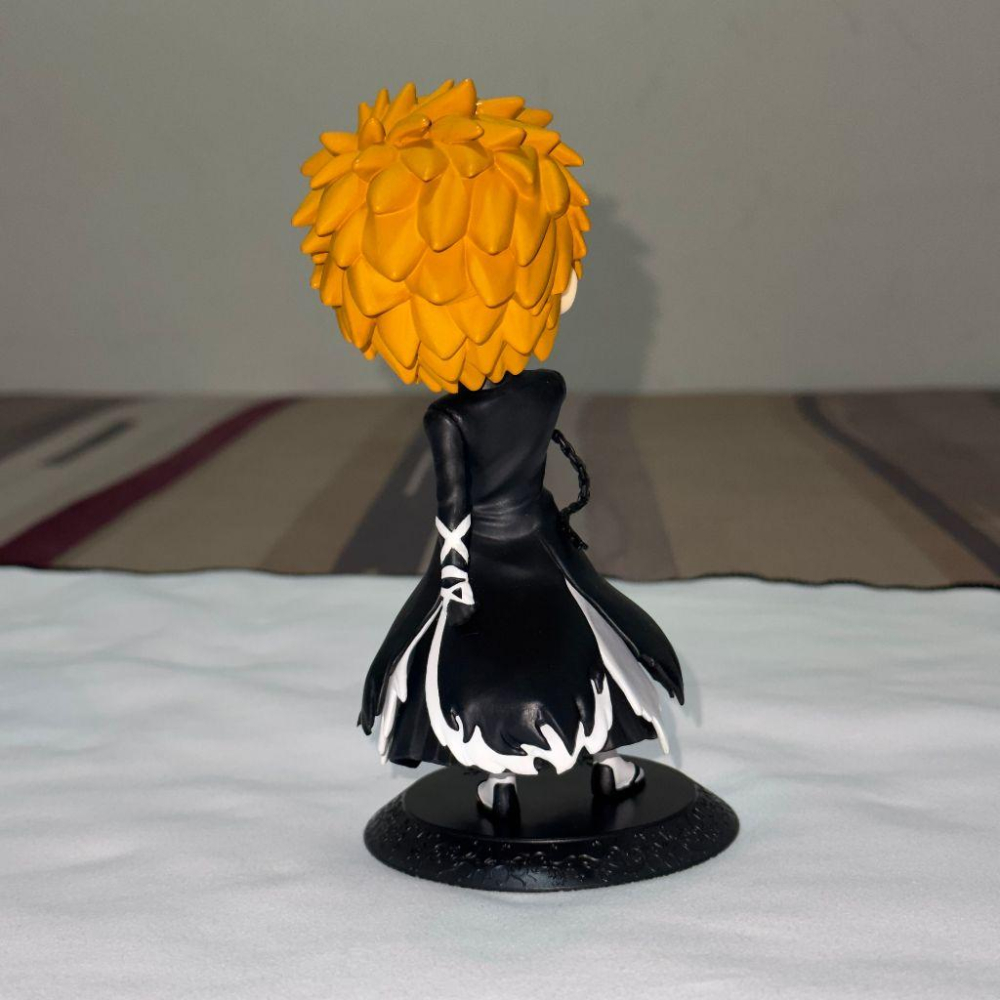 日版 正版 Qposket BLEACH 死神 境·界 黑崎一護 千年血戰 Q版 公仔 景品 二手 現貨 無盒 實際拍攝-細節圖6