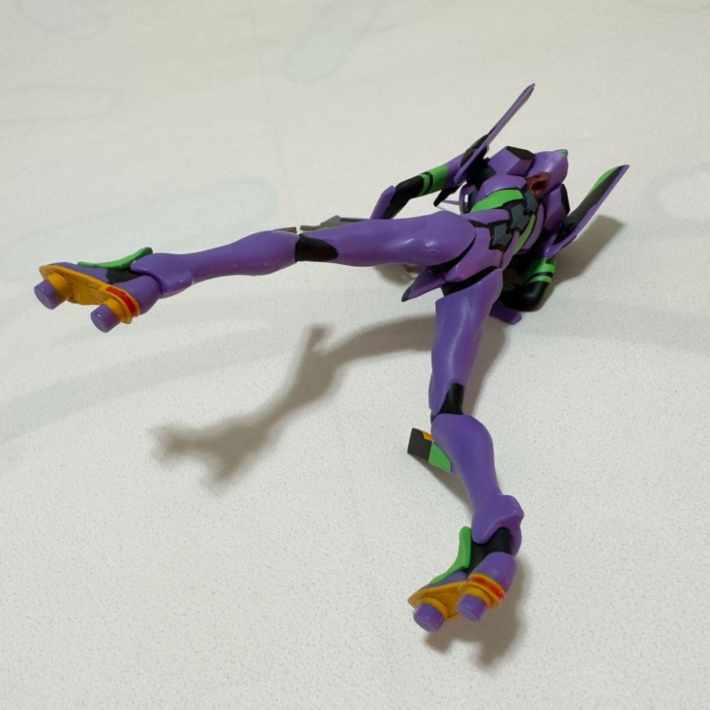 日版 正版 SEGA EVA新世紀福音戰士 新劇場版 初號機 VERSUS 持槍 公仔 景品 二手 現貨 無盒 實際拍攝-細節圖3