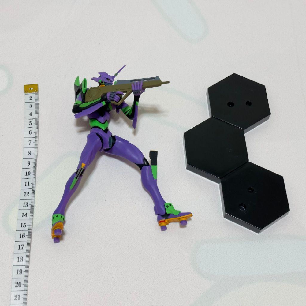 日版 正版 SEGA EVA新世紀福音戰士 新劇場版 初號機 VERSUS 持槍 公仔 景品 二手 現貨 無盒 實際拍攝-細節圖8