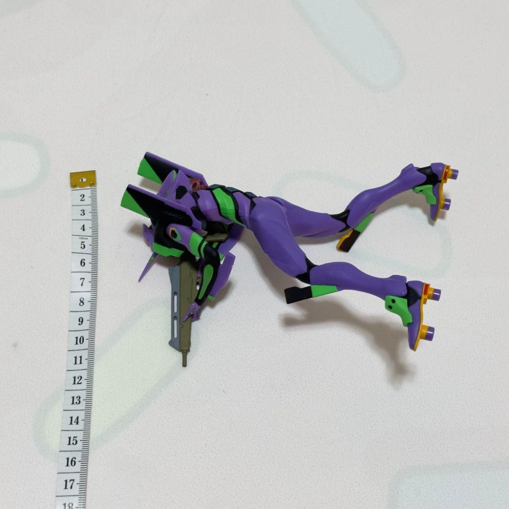 日版 正版 SEGA EVA新世紀福音戰士 新劇場版 初號機 VERSUS 持槍 公仔 景品 二手 現貨 無盒 實際拍攝-細節圖9