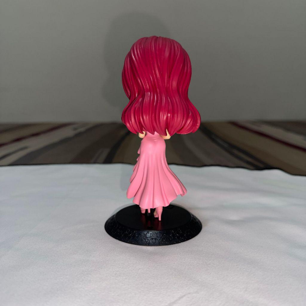 日版 正版 Qposket 日本貴婦姊妹 叶姉妹 叶恭子 葉恭子 粉紅禮服 Q版公仔 景品  二手 現貨 無盒 實際拍攝-細節圖6