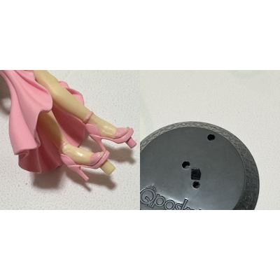 日版 正版 Qposket 日本貴婦姊妹 叶姉妹 叶恭子 葉恭子 粉紅禮服 Q版公仔 景品  二手 現貨 無盒 實際拍攝-細節圖8