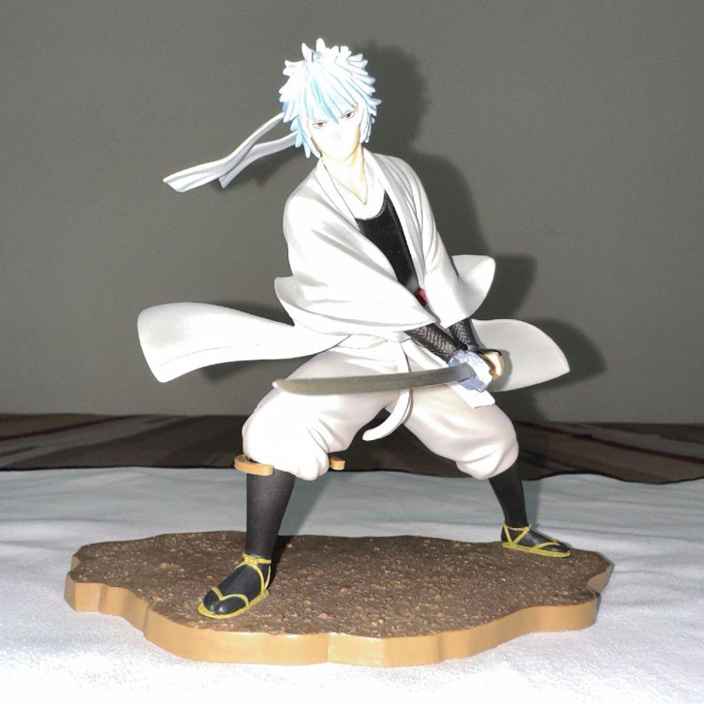 日版 正版 一番賞B賞 銀魂 坂田銀時 白夜叉 萬事屋阿銀 公仔 景品 二手 現貨 無盒 實際拍攝-細節圖3