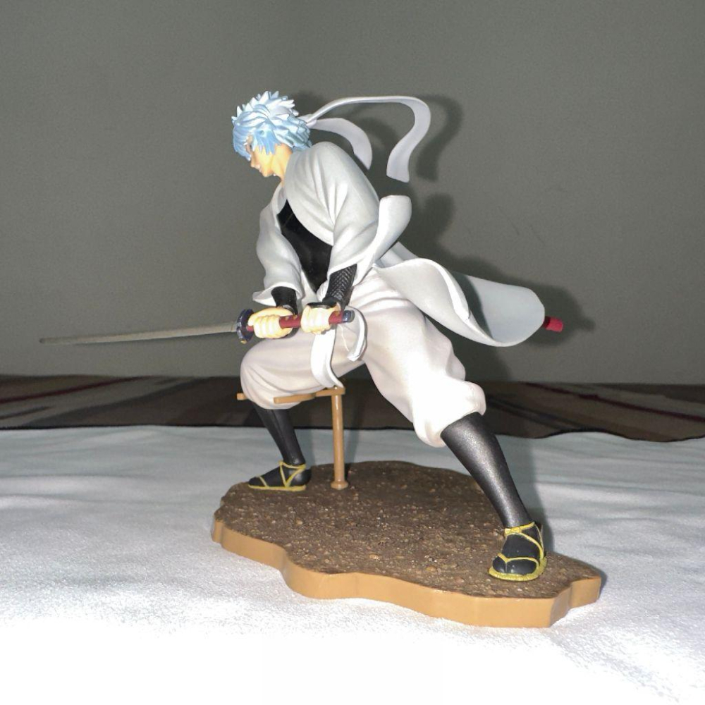 日版 正版 一番賞B賞 銀魂 坂田銀時 白夜叉 萬事屋阿銀 公仔 景品 二手 現貨 無盒 實際拍攝-細節圖4