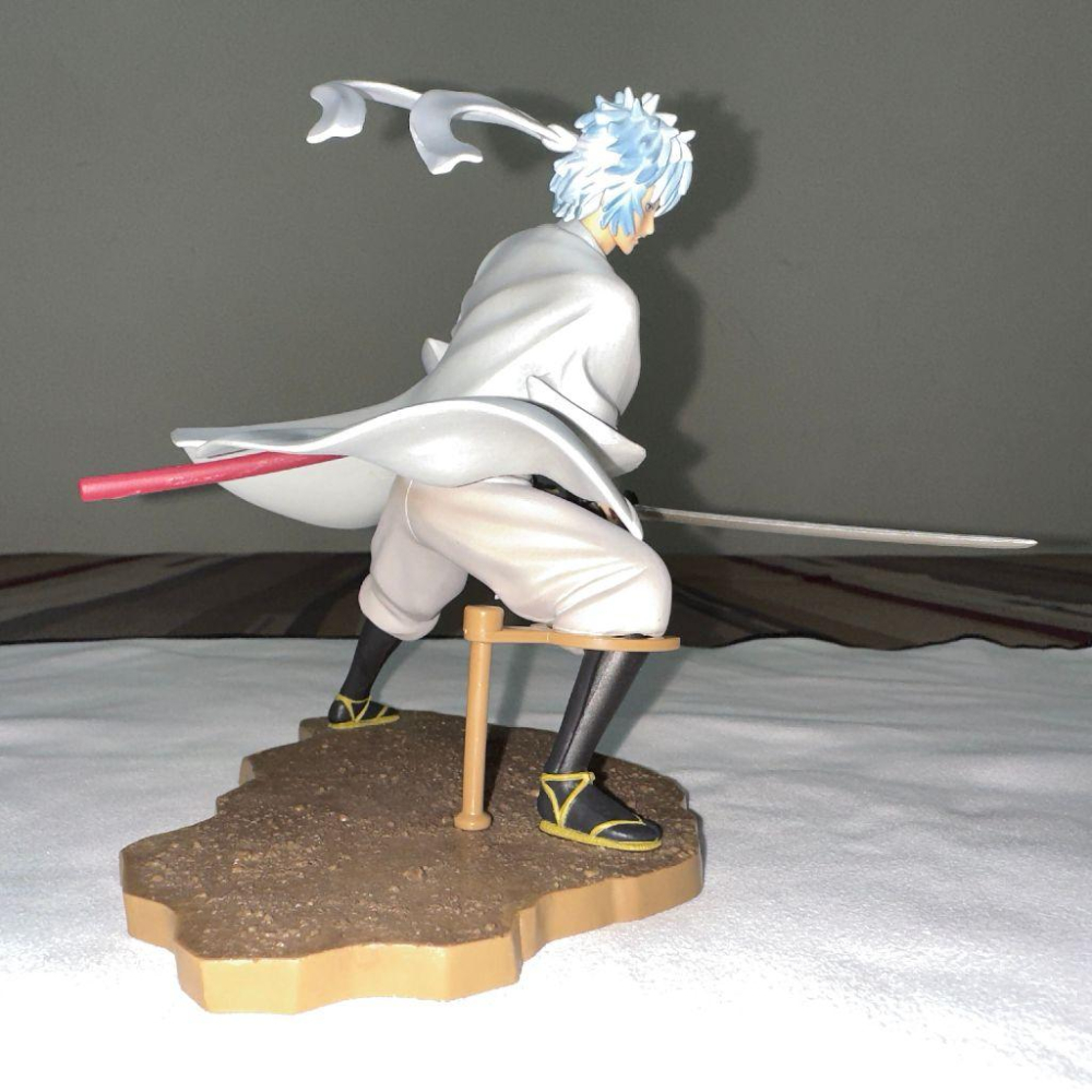 日版 正版 一番賞B賞 銀魂 坂田銀時 白夜叉 萬事屋阿銀 公仔 景品 二手 現貨 無盒 實際拍攝-細節圖6