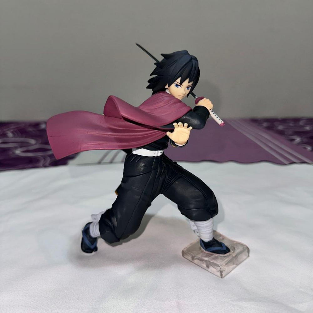 日版 正版 一番賞 A賞 鬼滅之刃 貳 富岡義勇 水柱 公仔 景品 二手 現貨 無盒 實際拍攝-細節圖6