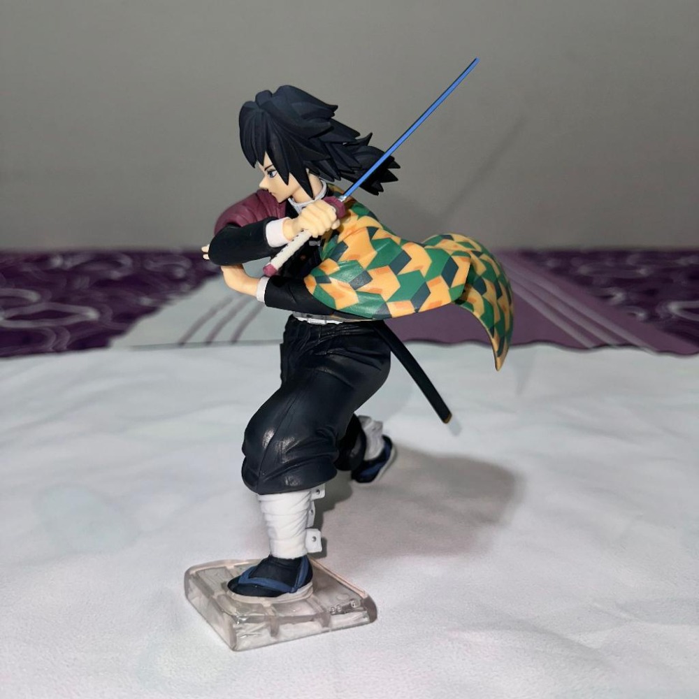 日版 正版 一番賞 A賞 鬼滅之刃 貳 富岡義勇 水柱 公仔 景品 二手 現貨 無盒 實際拍攝-細節圖7