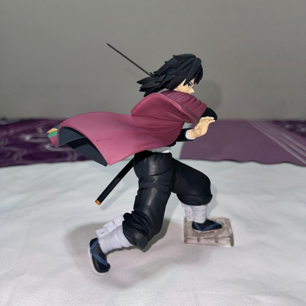 日版 正版 一番賞 A賞 鬼滅之刃 貳 富岡義勇 水柱 公仔 景品 二手 現貨 無盒 實際拍攝-細節圖9