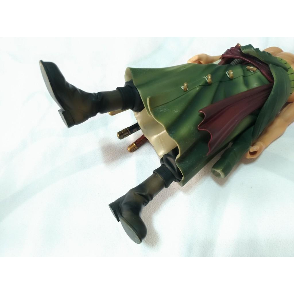 金證 日版 航海王 海賊王 RORONOA ZORO 三刀流 索隆 賞金獵人 二手 展示品 景品 公仔 實際拍攝-細節圖4