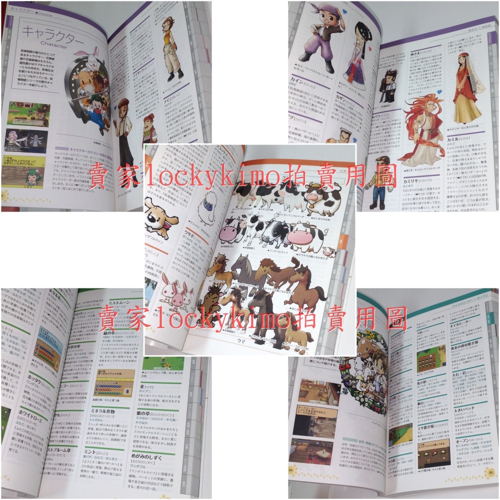 【牧場物語 大百科 15th】 紀念百科全書 牧場物語 メモリアル大百科 畫冊 插畫 畫集 15週年紀念-細節圖5