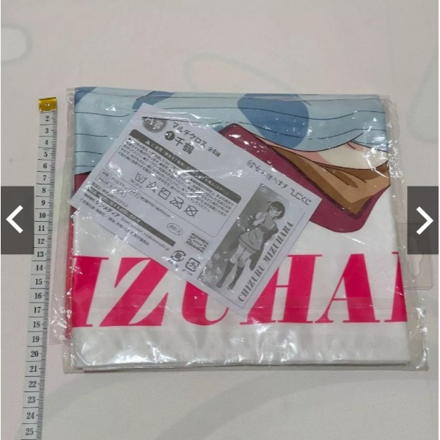 【水原千鶴 A賞 掛布 出租女友 一番賞】一之瀨千鶴 租借女友 理想女友 女朋友、借我一下 掛軸 彼女、お借りします-細節圖3