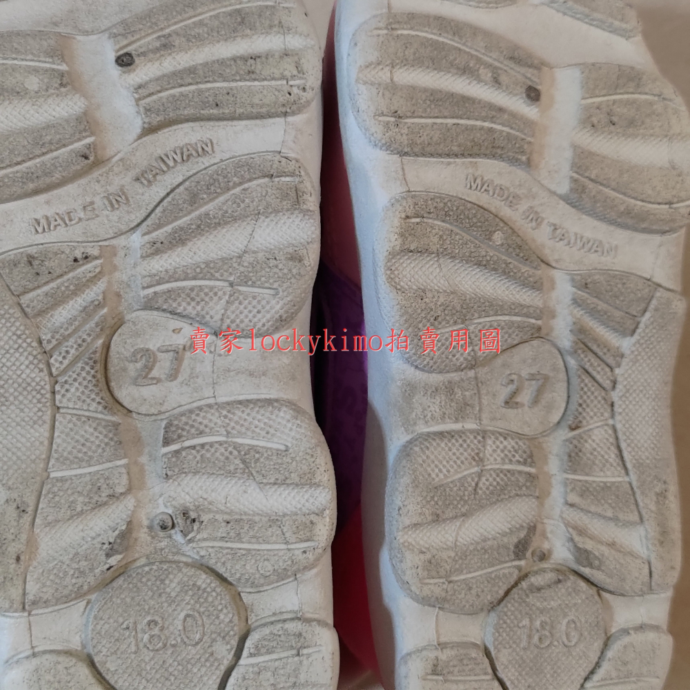 【史努比 童鞋 史奴比 女童鞋 18號 布鞋 粉紅色 二手 台灣製】SNOOPY 運動鞋 18cm-細節圖7