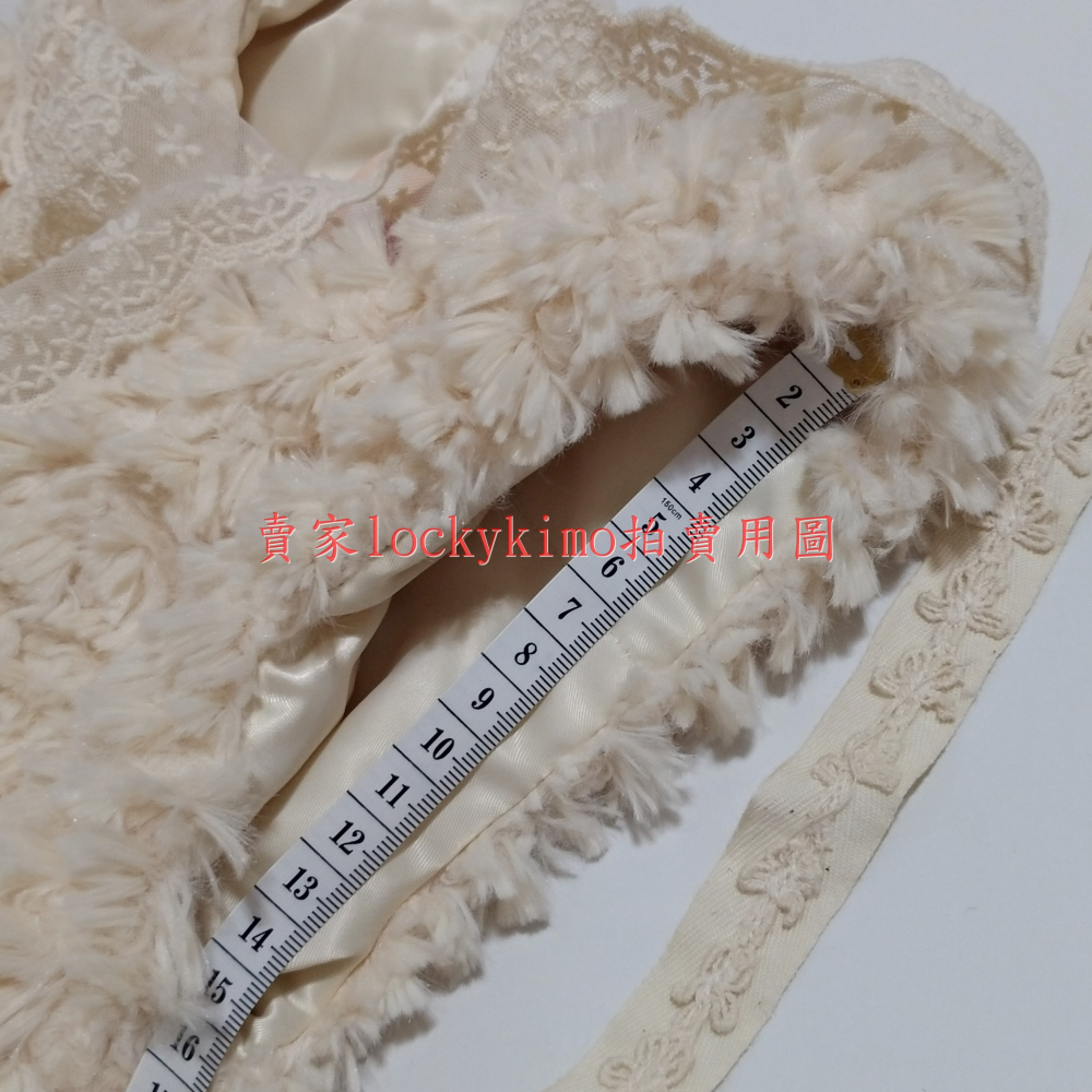 【女童 保暖 背心 無袖 外套 5號 米白色 100%聚酯纖維 扣式】YOYO & NANA 童裝 秋冬 外穿 小童-細節圖3