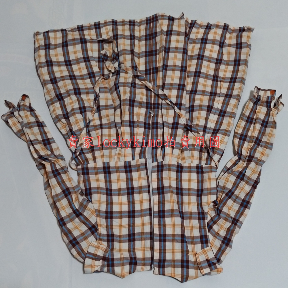 二手【IVY HOUSE 格紋 襯衫 長袖 洋裝 12號 】上衣 童裝 小童 女童 連身裙 長春藤 常春藤 內有尺吋照片-細節圖2