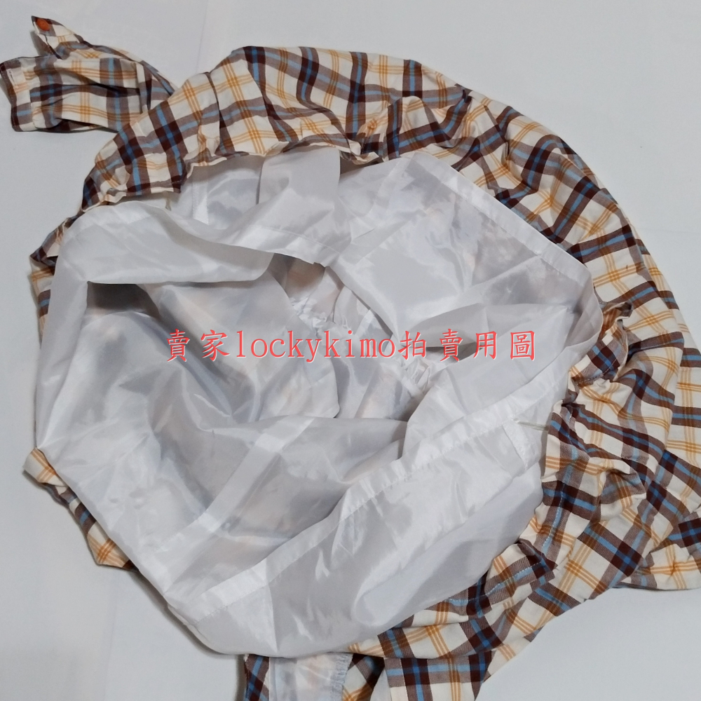 二手【IVY HOUSE 格紋 襯衫 長袖 洋裝 12號 】上衣 童裝 小童 女童 連身裙 長春藤 常春藤 內有尺吋照片-細節圖6