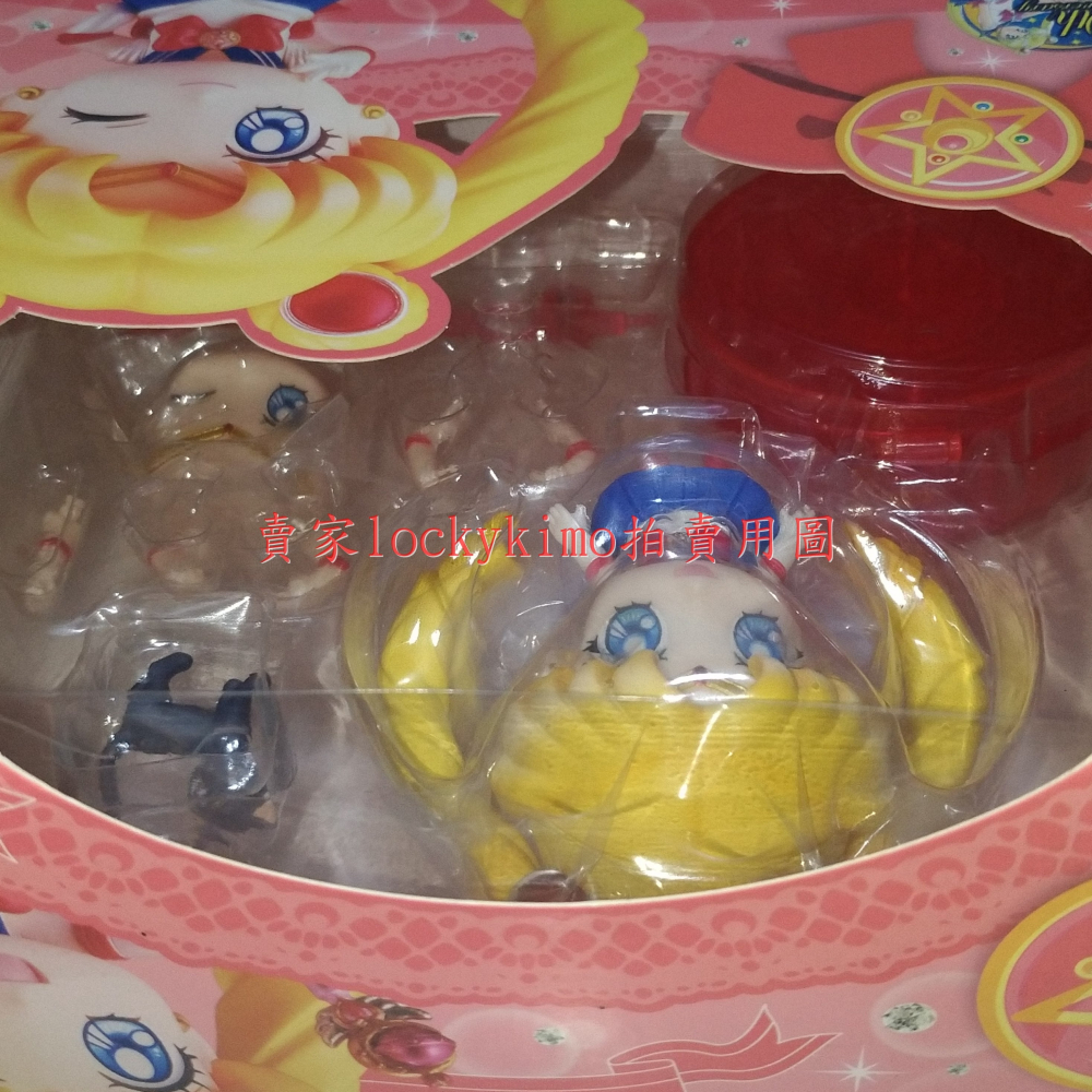 【水手月亮 黏土人 眨臉 笑臉】美少女戰士 Megahouse 可換 公仔 月光仙子 月野兔 露娜 SailorMoon-細節圖4