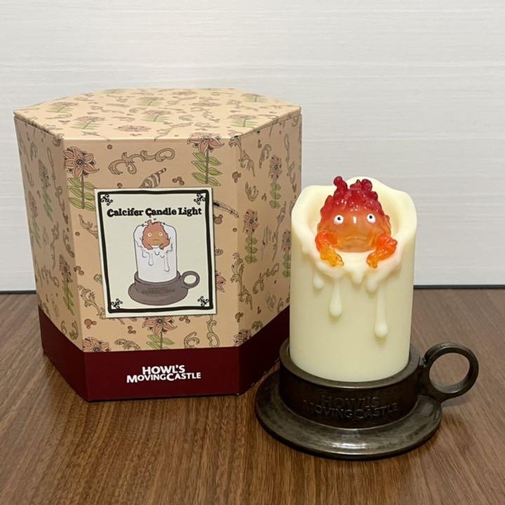🌟現貨在台🔥 日版 霍爾的移動城堡 卡西法 搖曳燭光 小夜燈 日本代購-細節圖4