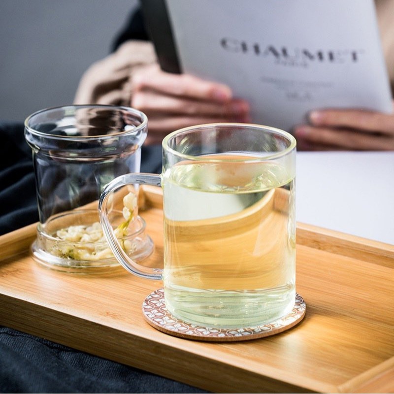 過濾式泡茶杯三件式辦公室茶具泡茶杯茶杯內膽上蓋-細節圖4