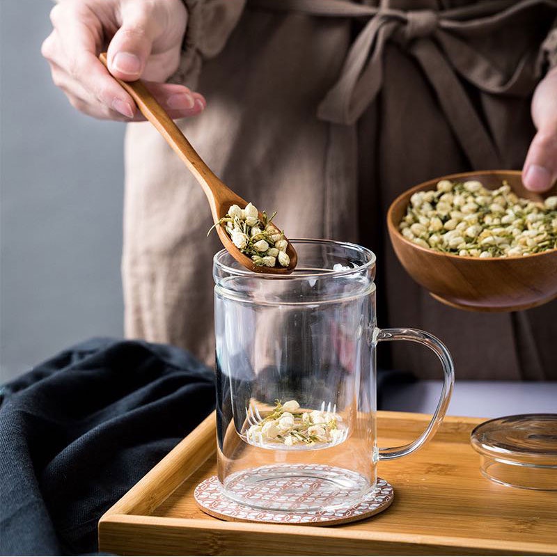 茶杯泡茶杯三件式辦公室茶具泡茶杯茶杯內膽上蓋過濾式-細節圖3