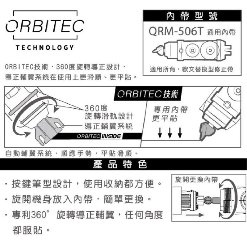 【King PLAZA】OVAL 歐文 馬卡龍色 按鍵式修正帶 粉嫩 7色 QSR-506 可替換 筆型修正帶