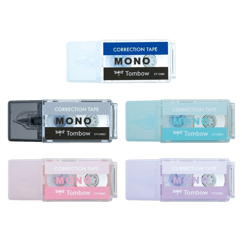 【King PLAZA】TOMBOW 蜻蜓 MONO 口袋型修正帶 迷你 修正帶 共5色 開蓋式設計 文具賞-細節圖2