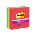 【King PLAZA】3M Post-it 便利貼 狠黏 混色 90張  5本入 可再貼 紙磚 76*76mm-規格圖3