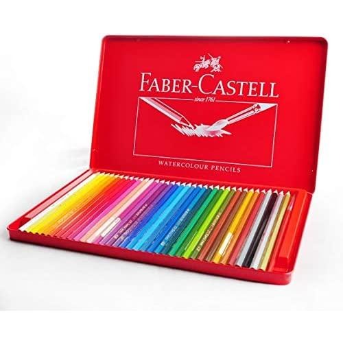 【King PLAZA】Faber-Castell 輝柏 六角 水彩 色鉛筆 12色 24色 36色 紅 鐵盒 附水彩筆-細節圖4