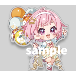 【TOHOORIN】世界計畫 4周年同人雙面吊飾 7CM-規格圖2