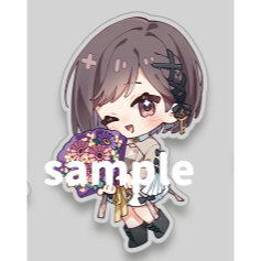 【TOHOORIN】世界計畫 4周年同人雙面吊飾 7CM-規格圖2