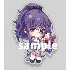 【TOHOORIN】世界計畫 4周年同人雙面吊飾 7CM-規格圖2