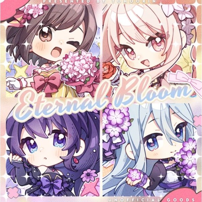 【TOHOORIN】世界計畫 生日同人壓克力吊飾 7CM  宵崎奏 東雲繪名  曉山瑞希 朝比奈真冬-規格圖5