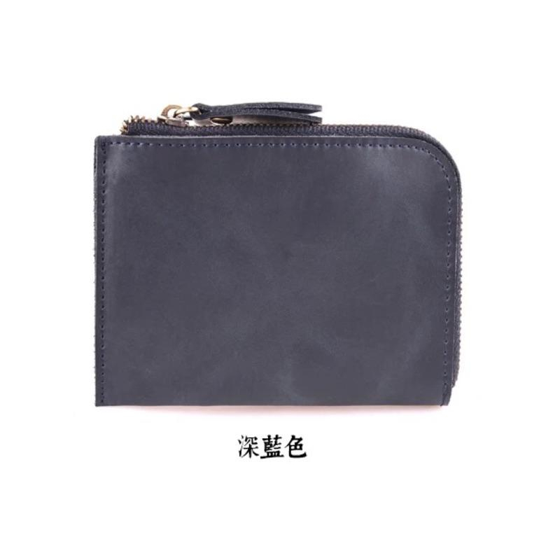 (Catch Robot) 牛皮卡包 零錢包 手工牛皮零錢包 簡約零錢包 卡夾 名片夾 卡包 咖啡色 牛皮皮夾-細節圖7