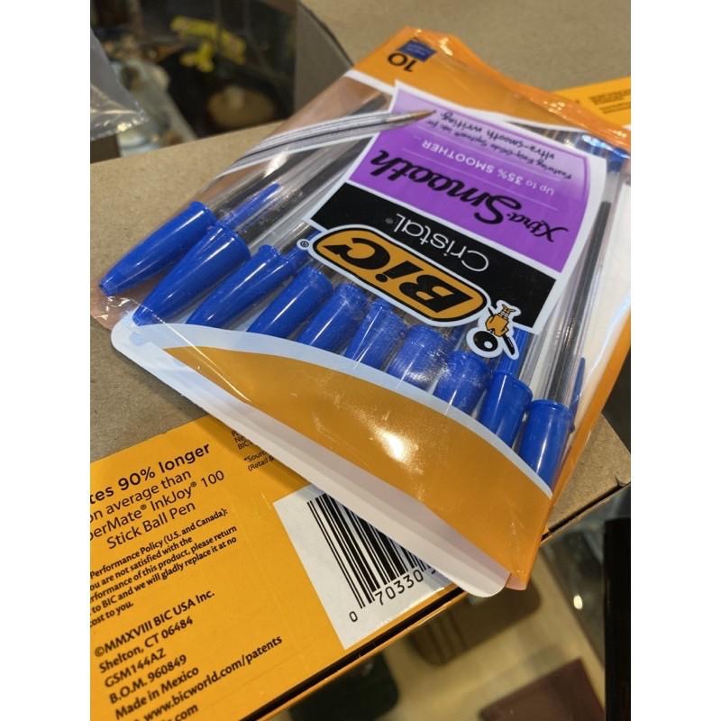 BIC比克 水晶圓珠筆 全透明筆桿 BIC CRISTAL 1.0MM 藍/黑色 滑順好寫 正品 法國經典款-細節圖5