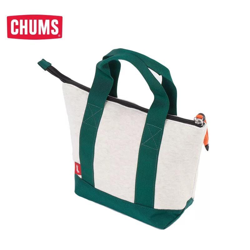 (現貨)海外限定款 CHUMS Lunch Bag Sweat Nylon 隔熱午餐袋 隨身包 野餐方便攜帶 正品代購-細節圖2