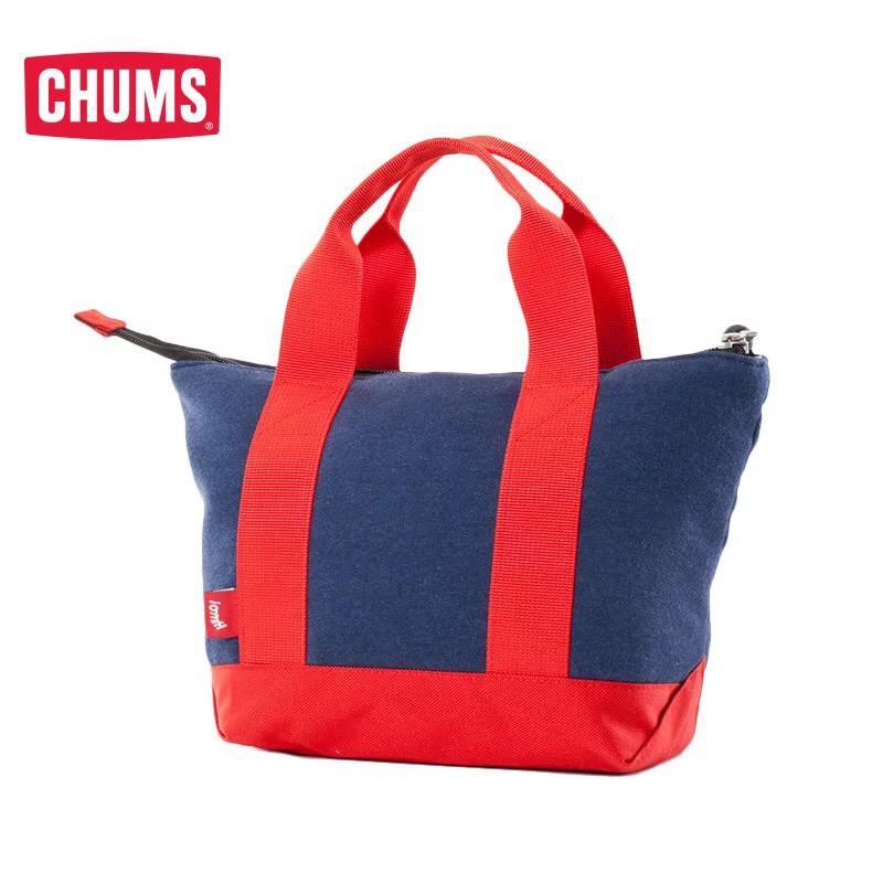 (現貨)海外限定款 CHUMS Lunch Bag Sweat Nylon 隔熱午餐袋 隨身包 野餐方便攜帶 正品代購-細節圖3