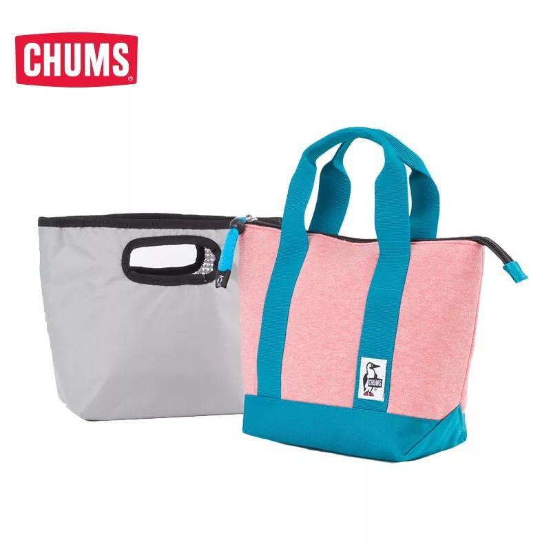 (現貨)海外限定款 CHUMS Lunch Bag Sweat Nylon 隔熱午餐袋 隨身包 野餐方便攜帶 正品代購-細節圖7