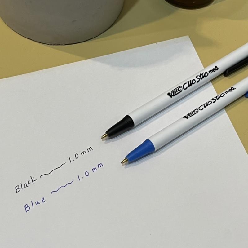 (Catch Robot) BIC比克 按壓式圓珠筆 藍色/黑色 1.0mm Clic Stic Retractable-細節圖4