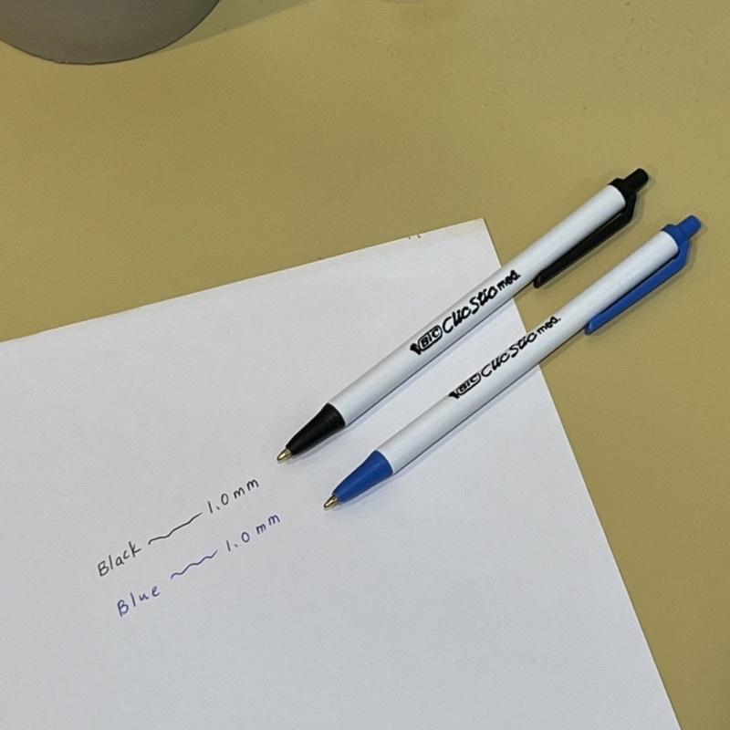 (Catch Robot) BIC比克 按壓式圓珠筆 藍色/黑色 1.0mm Clic Stic Retractable-細節圖5