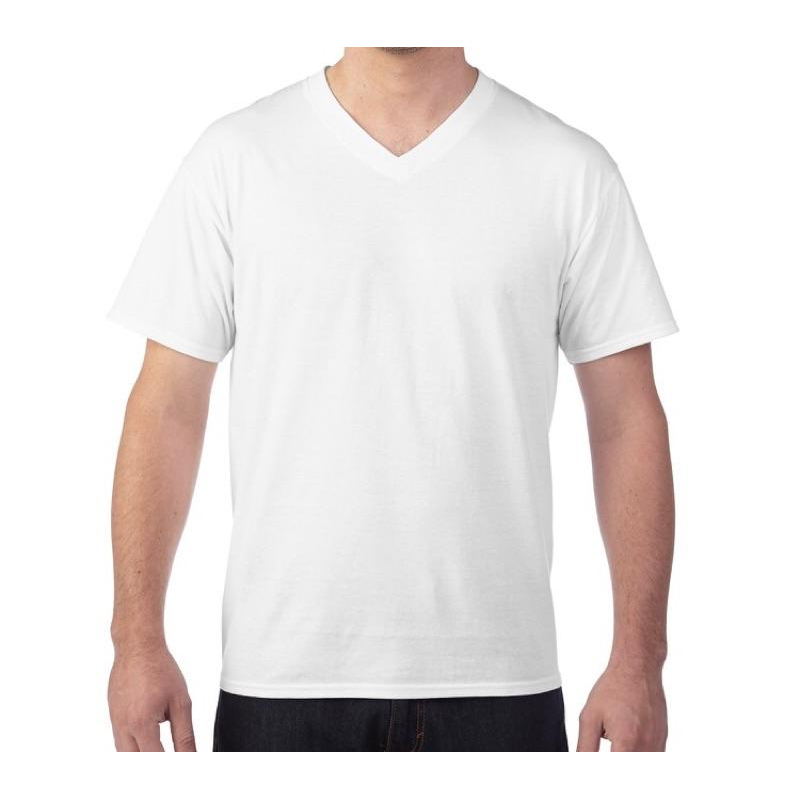 (美國吉爾登)Gildan 亞規輕質感中性V領素T 簡約 黑白灰 t-shirt 短袖上衣 V領 素T 63V00-細節圖7