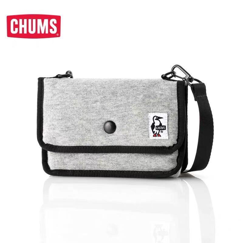 (現貨)CHUMS MINI POUCH SWEAT隨身側背包 背帶可拆可調整 戶外旅行登山露營逛街隨身包 正品代購-細節圖5