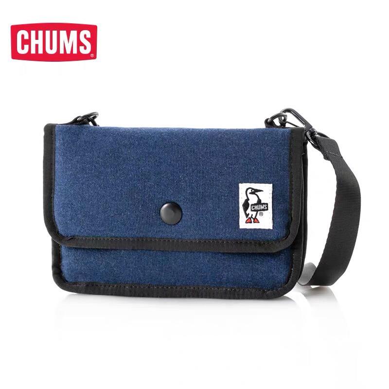 (現貨)CHUMS MINI POUCH SWEAT隨身側背包 背帶可拆可調整 戶外旅行登山露營逛街隨身包 正品代購-細節圖6