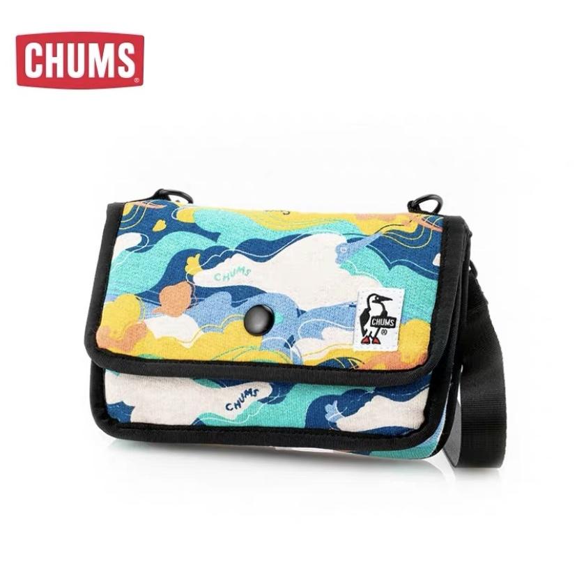 (現貨)CHUMS MINI POUCH SWEAT隨身側背包 背帶可拆可調整 戶外旅行登山露營逛街隨身包 正品代購-細節圖7