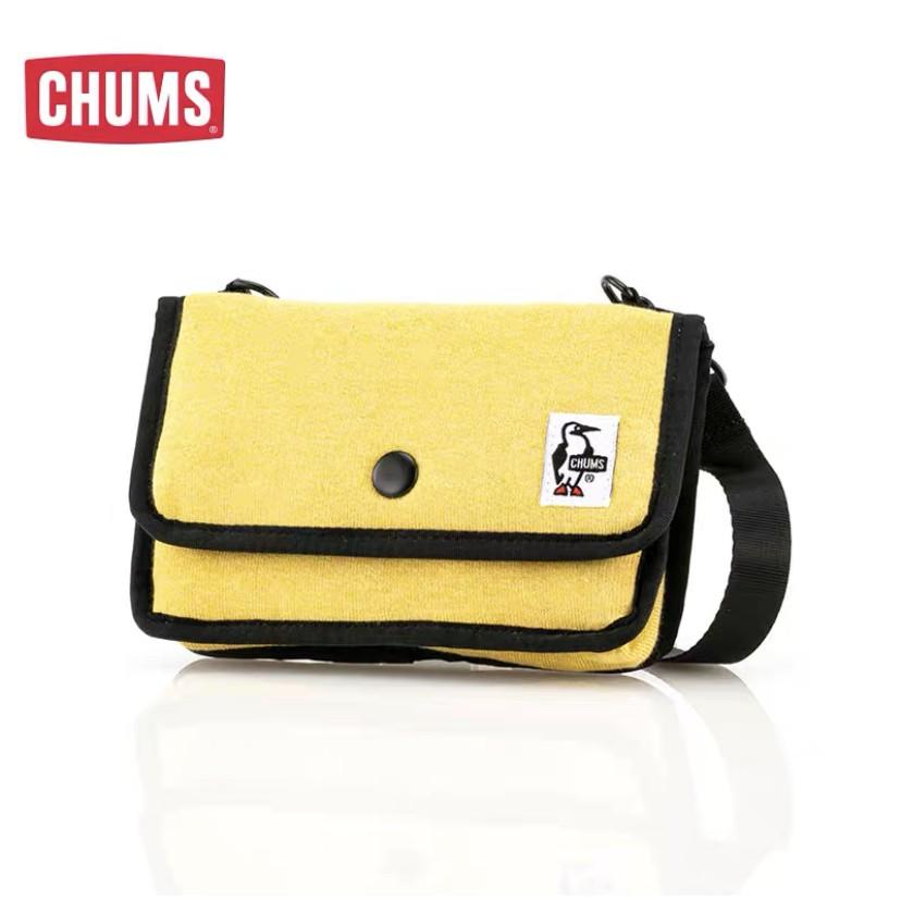 (現貨)CHUMS MINI POUCH SWEAT隨身側背包 背帶可拆可調整 戶外旅行登山露營逛街隨身包 正品代購-細節圖9