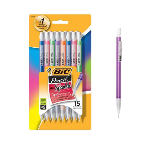 (現貨) Bic 比克 Pencil 0.7mm 自動鉛筆 閃亮亮筆身 亮色自動鉛筆 鉛筆