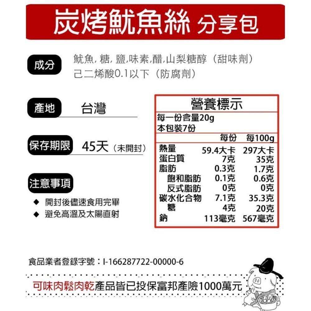 絲絲入口魷魚絲 分享包/零食/魷魚捲/魷魚卷/海味/肉乾推薦/零食/美食/伴手禮/下酒菜【可味肉乾】-細節圖10