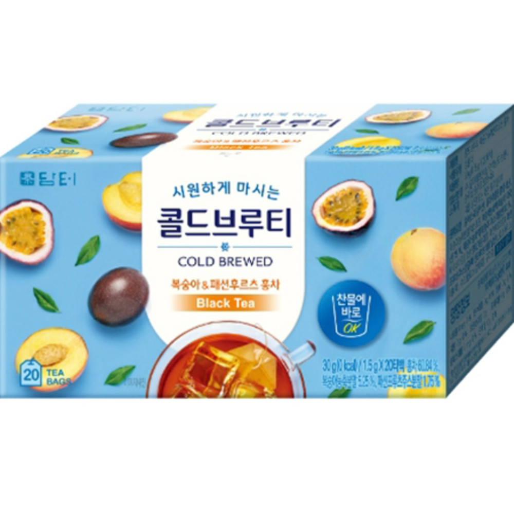 韓國 Damtuh 丹特 零熱量 0卡 冷泡水果茶 20入一盒-規格圖1