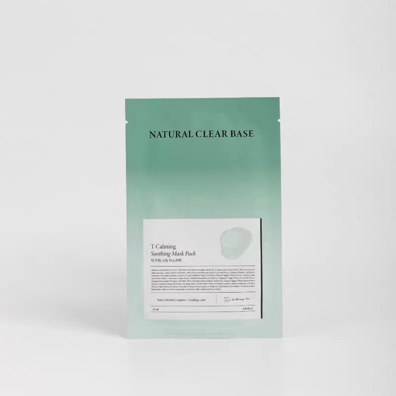 韓國 Natural base 保濕面膜 草本舒緩保濕面膜 維他命B5急救保濕 面膜 積雪草 玻尿酸-規格圖1
