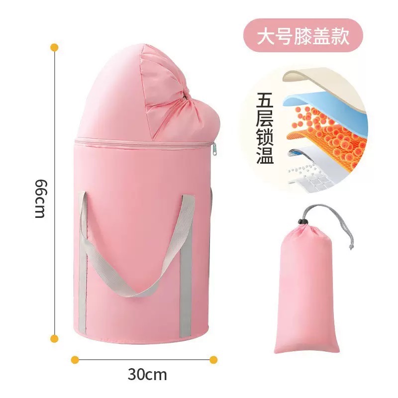 長效保溫 摺疊過膝泡腳桶 泡腳袋 泡腳盆 水桶 泡腳桶 摺疊水桶 水袋 折疊泡腳 桶 折疊桶 泡腳桶加高-規格圖3