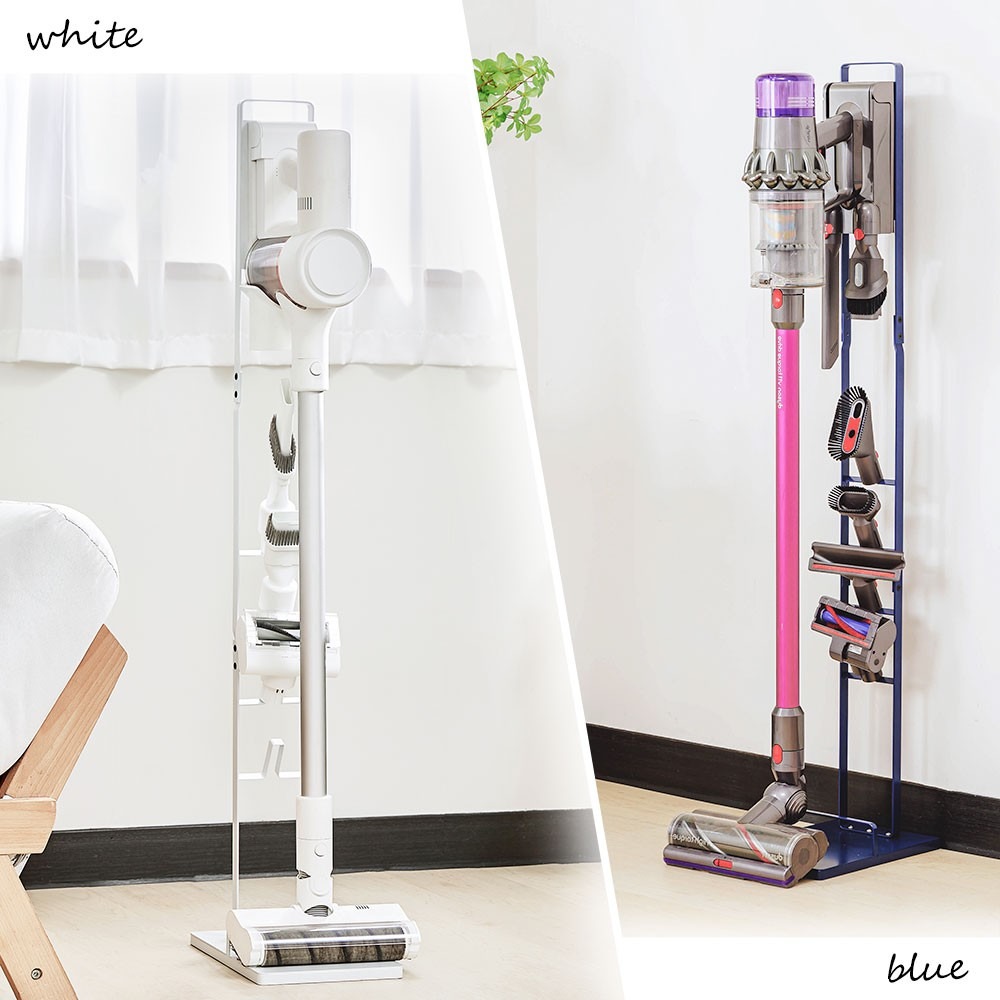 樂嫚妮 多廠牌直立手持吸塵器收納架配件掛架-(3色)-細節圖7